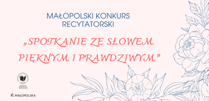 małopolski konkurs recytatorski